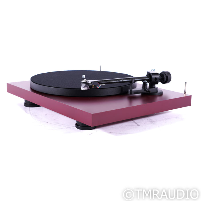Pro-Ject Debut Carbon Evo 2 Turntable; Satin Red Wine w/ Pick-It MM Evo