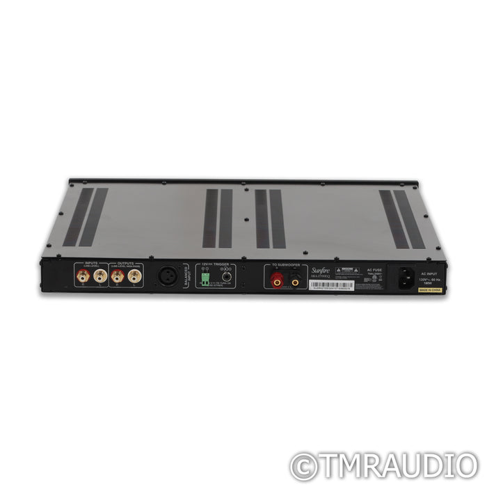 Sunfire SubRosa SRS-210 R Flat Panel Subwoofer; w/ 2700 EQ Amplifier