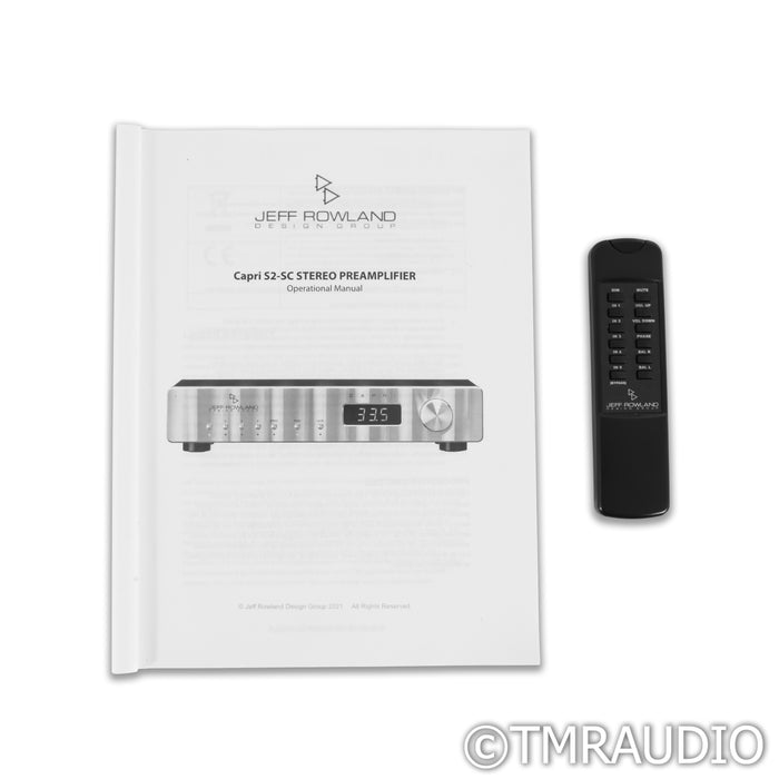Jeff Rowland Design Capri S2-SC Stereo Preamplifier