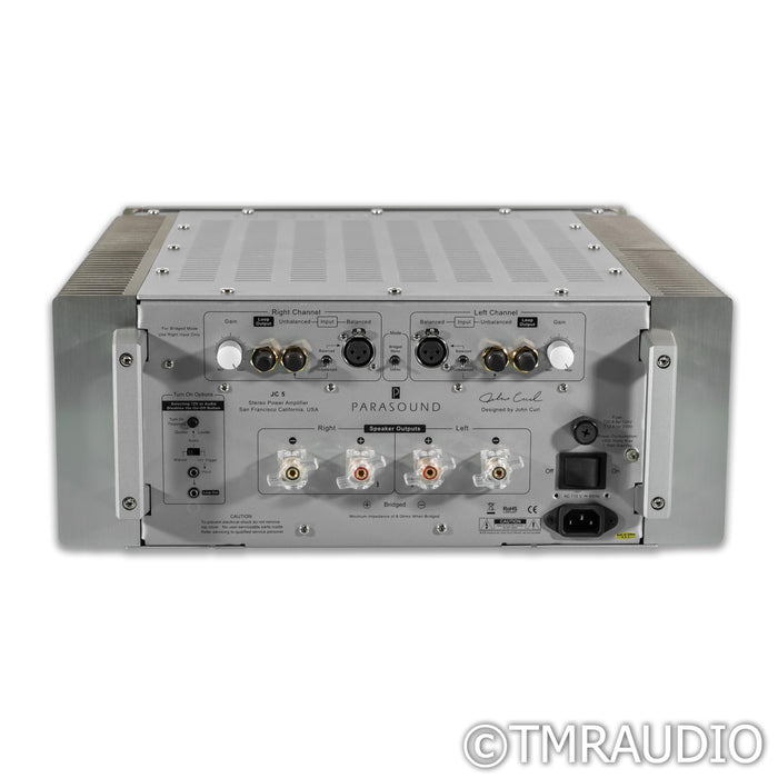 Parasound Halo JC5 Stereo Power Amplifier; Silver