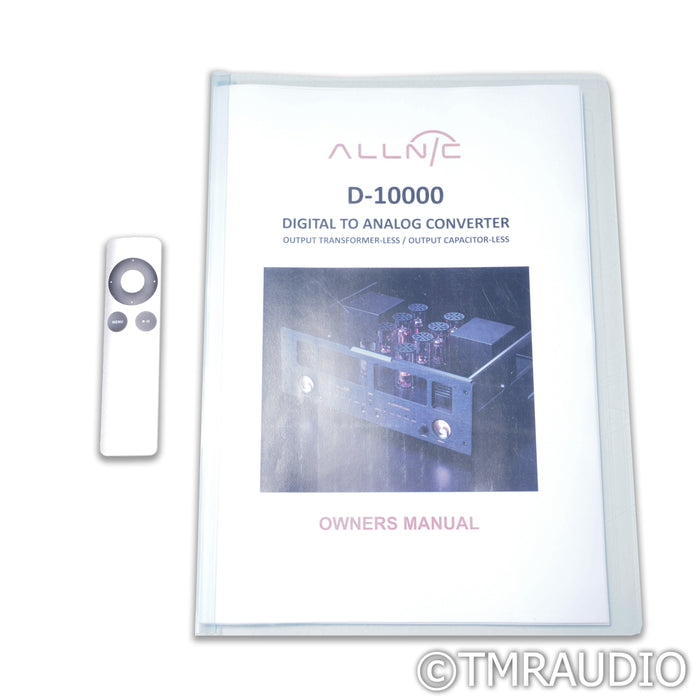 Allnic Audio D-10000 OTL/OCL Tube DAC; D/A Converter