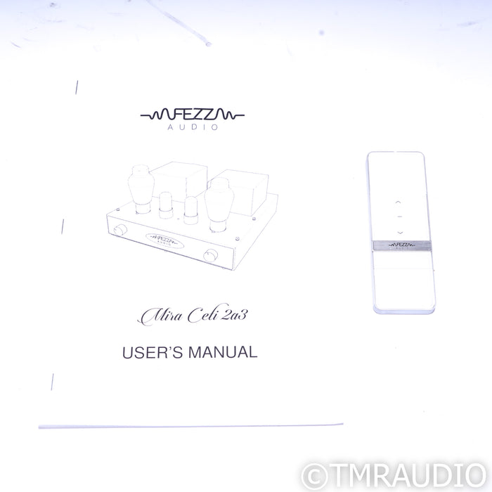 Fezz Audio Mira Ceti 2a3 Stereo Tube Integrated Amplifier; Legacy Version