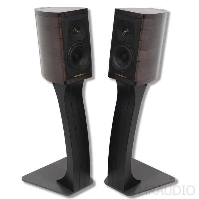 Sonus Faber Cremona Auditor Bookshelf Speakers; Graphite Pair w/ Stands