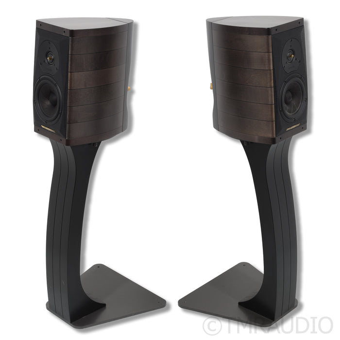 Sonus Faber Cremona Auditor Bookshelf Speakers; Graphite Pair w/ Stands
