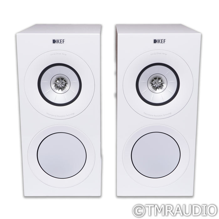 KEF R3 Meta Bookshelf Speakers; White Gloss Pair