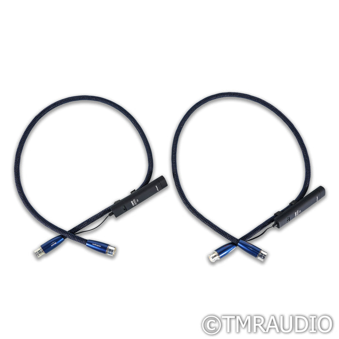 AudioQuest Water XLR Cables; 1m Pair Balanced Interconnects
