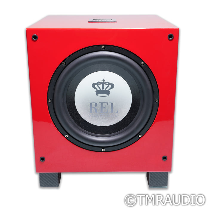 REL Acoustics T/9i 10" Powered Subwoofer; Italian Racing Red