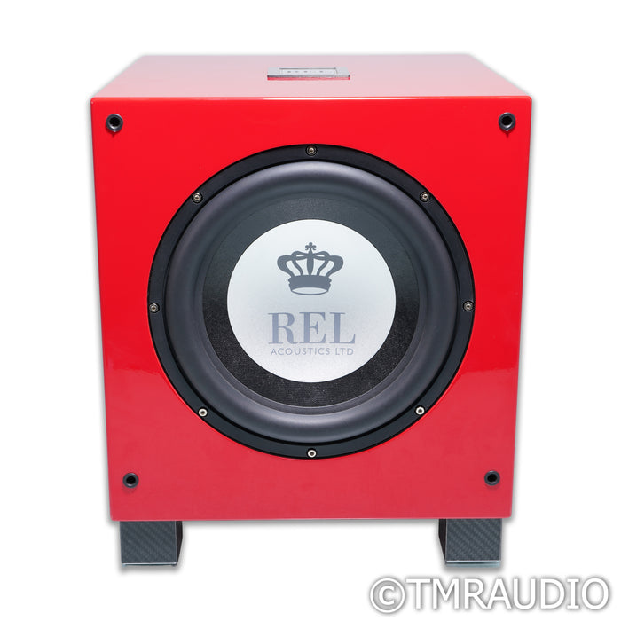 REL Acoustics T/9i 10" Powered Subwoofer; Italian Racing Red