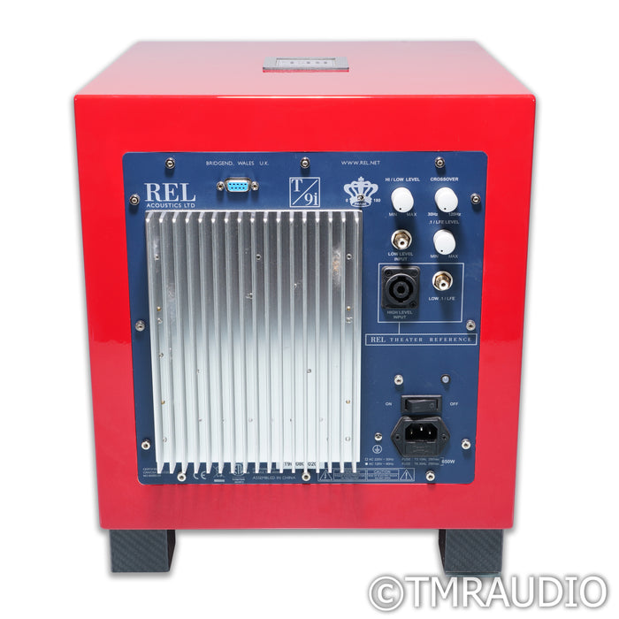 REL Acoustics T/9i 10" Powered Subwoofer; Italian Racing Red