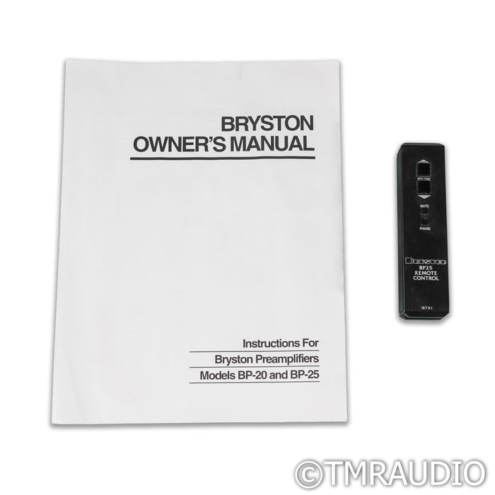 Bryston BP-25 Preamplifier with BP-PSR Power Supply