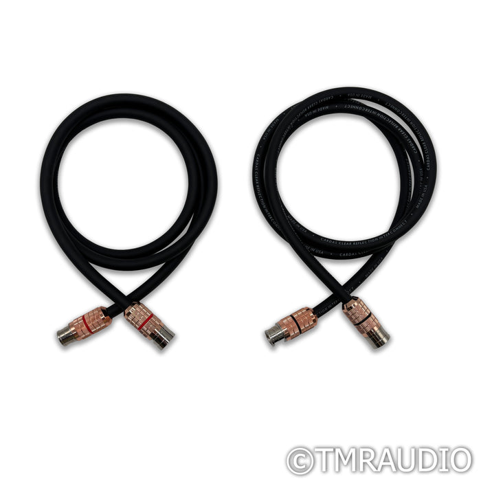 Cardas Clear Reflection XLR Cables; 1.5m Pair Balanced Interconnects
