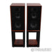 Wharfedale Linton 85th Anniversary Bookshelf Speakers; Mahogany Pair w/ Stands