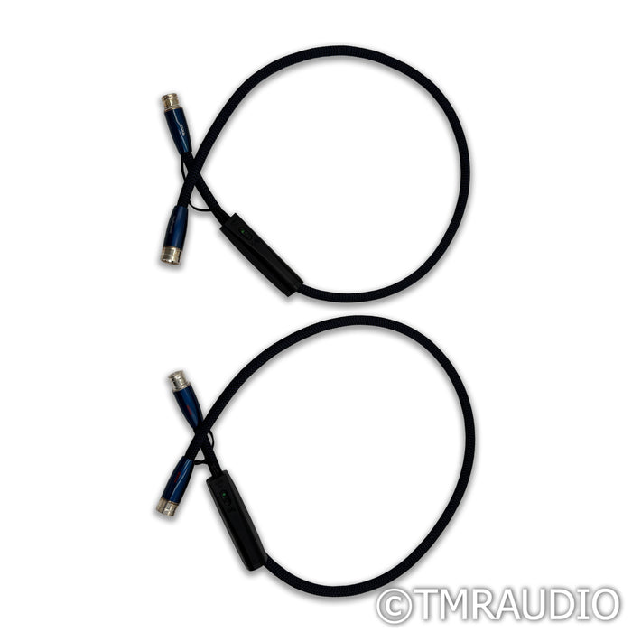 AudioQuest Water XLR Cables; 1m Pair Balanced Interconnects