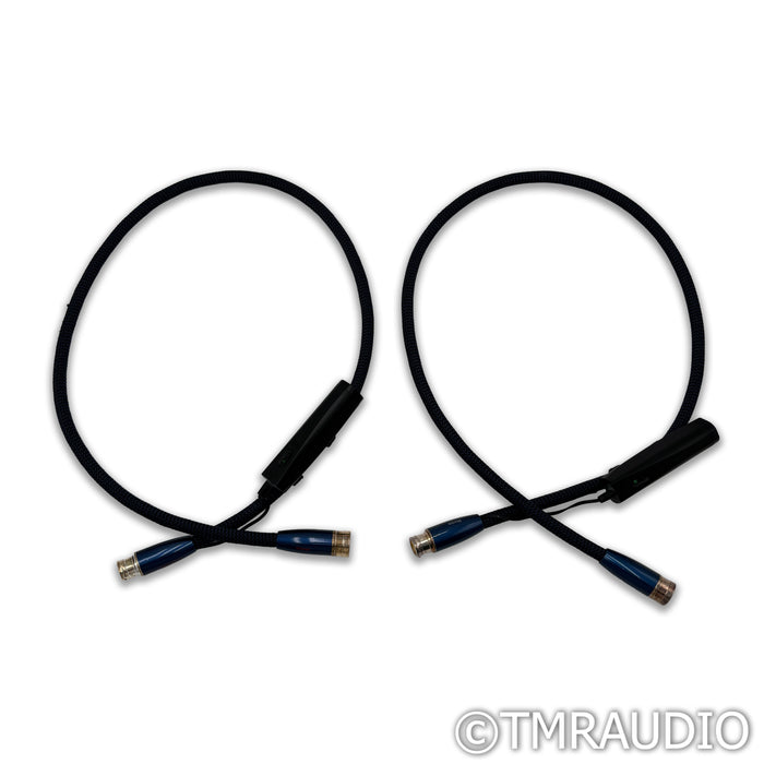 AudioQuest Water XLR Cables; 1m Pair Balanced Interconnects