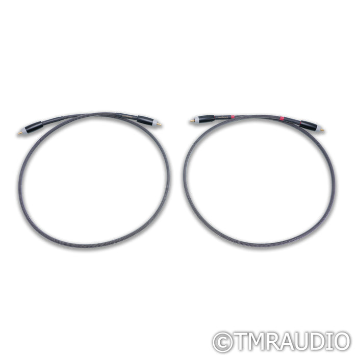 Audience Conductor SE RCA Cables; 1m Pair Interconnects