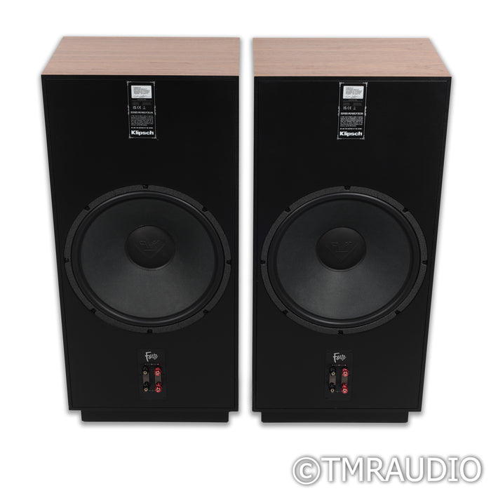 Klipsch Forte IV Floorstanding Speakers; American Walnut Pair