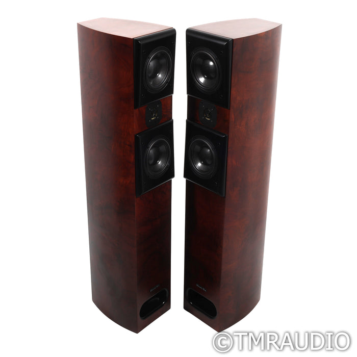 Acoustic Zen Adagio Floorstanding Speakers; Matte Burl Walnut Pair