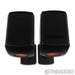 KEF LS50 Wireless II Active Bookshelf Speakers; Black Pair with Stands