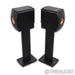 KEF LS50 Wireless II Active Bookshelf Speakers; Black Pair with Stands