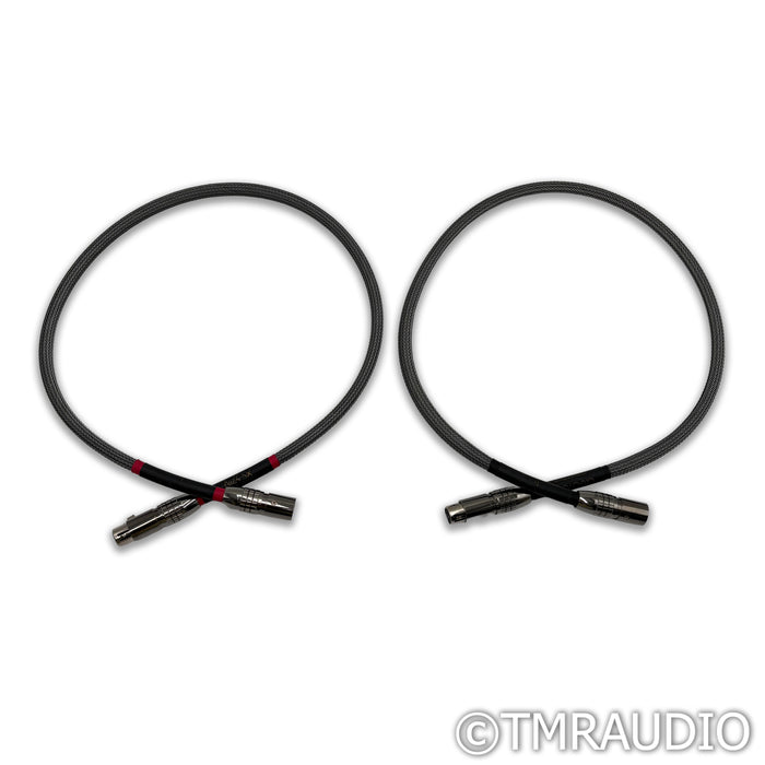 Audience Au24 SX XLR Cables; 1m Pair Balanced Interconnects