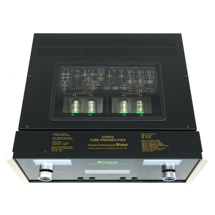 McIntosh C2800 Stereo Tube Preamplifier; MM / MC Phono