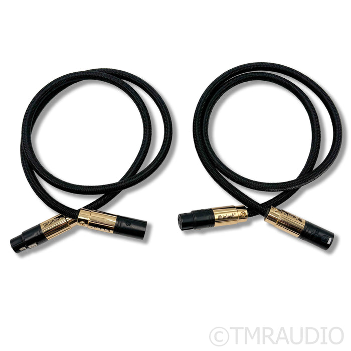 McIntosh CBA1M XLR Cables; 1m Pair Balanced Interconnects