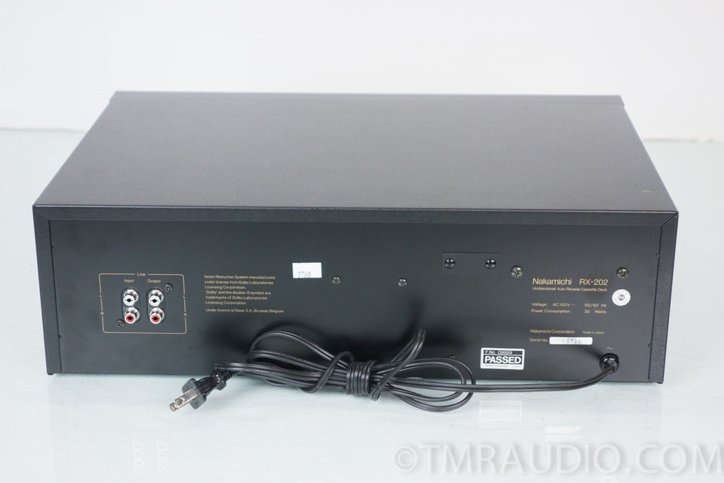 Nakamichi RX-202 Stereo Cassette Deck