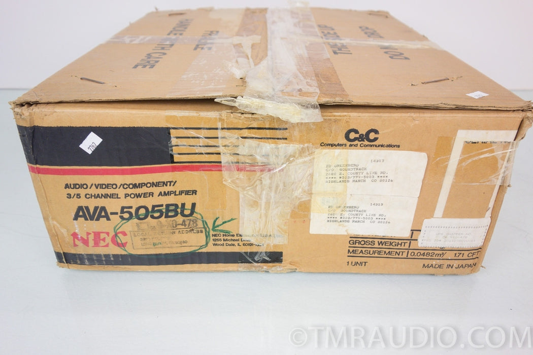 NEC AVA-505 3 / 5 Channel Power Amplifier in Factory Box