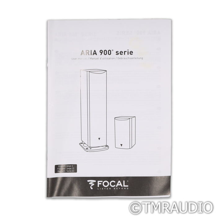 Focal Aria 936 Floorstanding Speakers; Gloss Black Pair