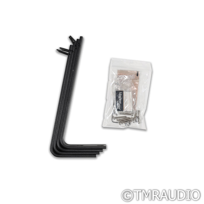 Magnepan LRS+ Floorstanding Speakers with Magna Risers; Black Pair