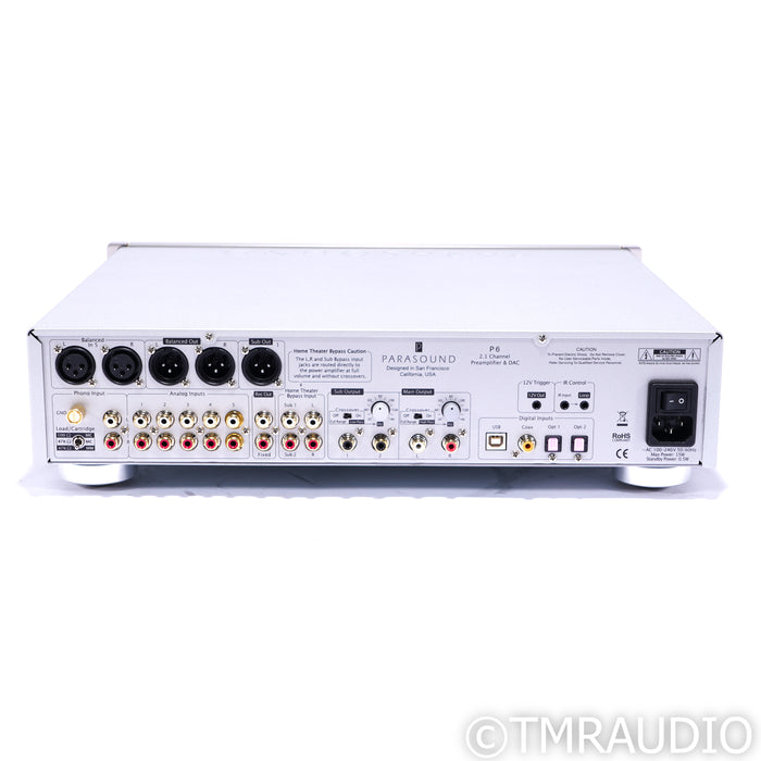 Parasound Halo P6 Stereo Preamplifier; P 6; MM / MC Phono