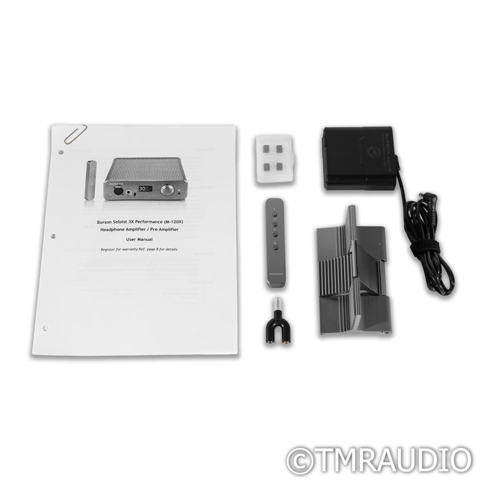 Burson Audio Soloist 3X Performance M-120X Headphone Amplifier; Super Charger 3A