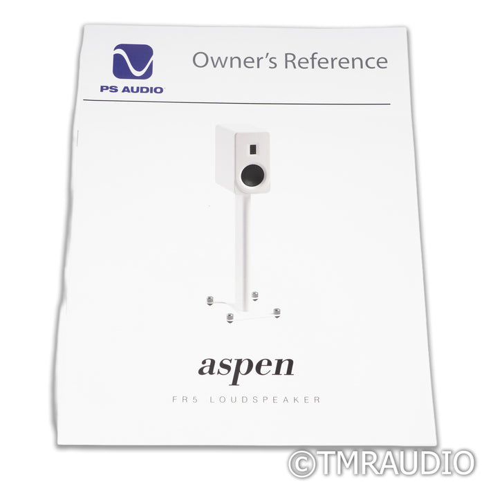 PS Audio Aspen FR5 Bookshelf Speakers; Satin Black Pair