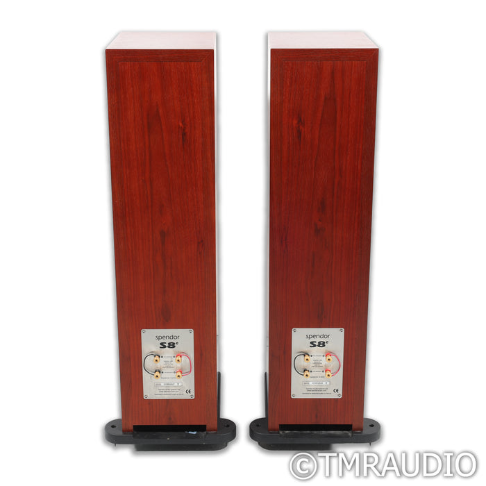 Spendor S8e Floorstanding Speakers; Rosewood Pair