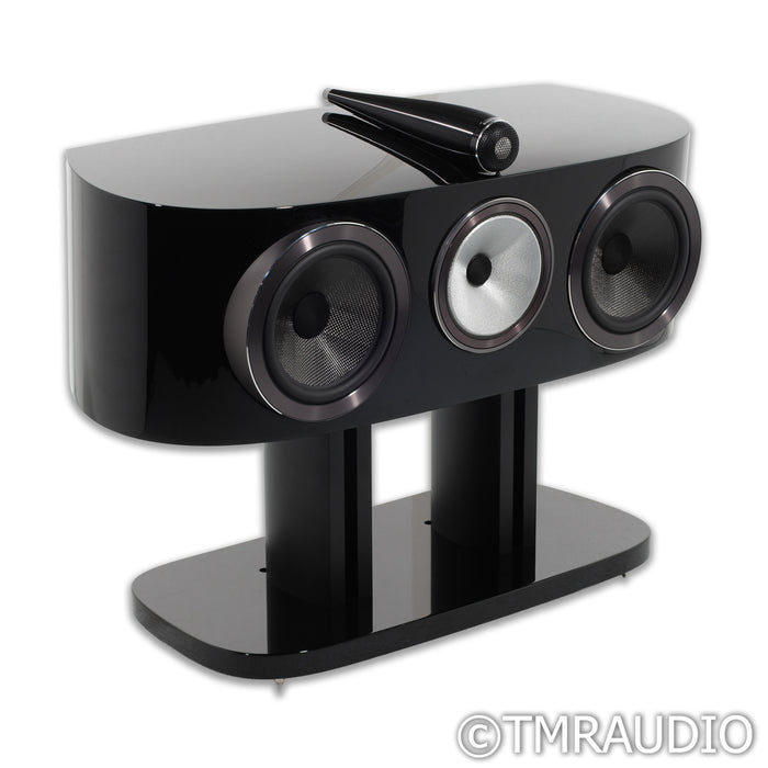Bowers & Wilkins HTM81 D4 Center Channel Speaker; Gloss Black w/ Stand