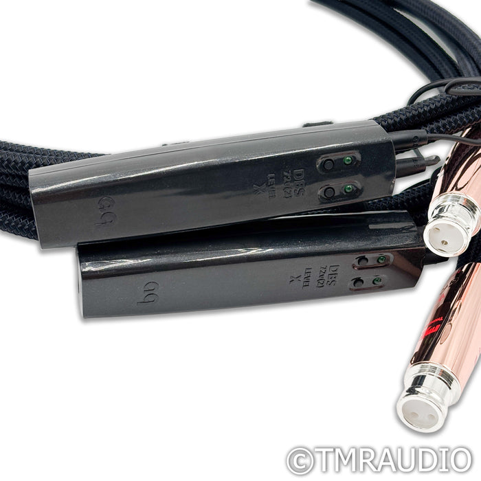 AudioQuest ThunderBird XLR Cables; 1m Pair Balanced Interconnects