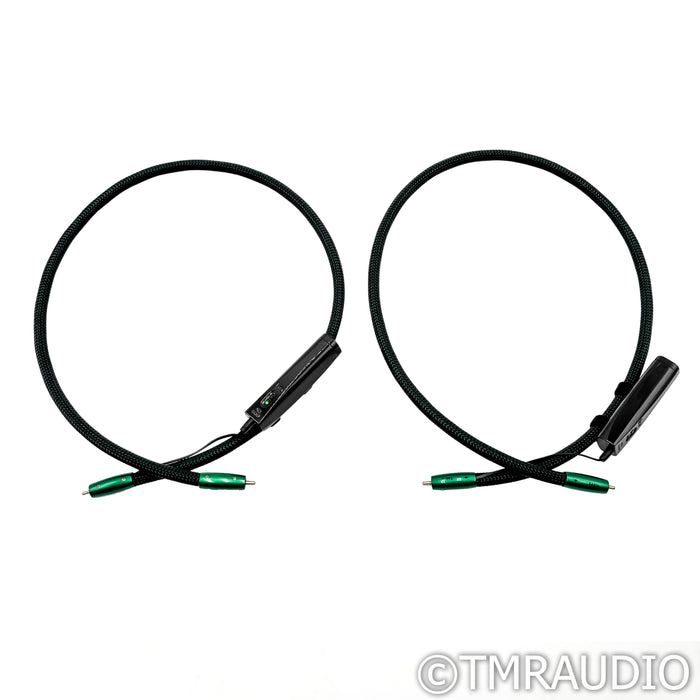AudioQuest Earth RCA Cables; 1m Pair Interconnects