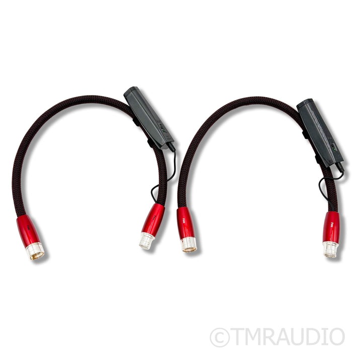AudioQuest Fire XLR Cables; 0.5m Pair Balanced Interconnects
