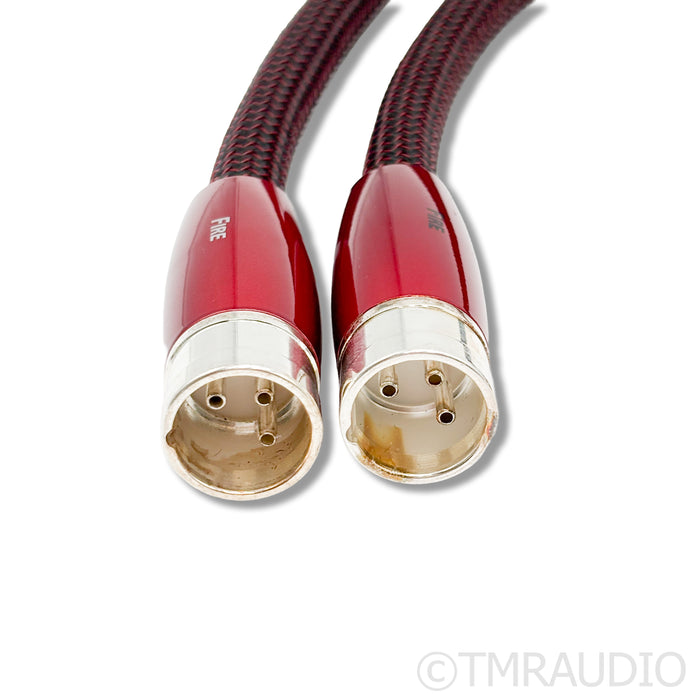 AudioQuest Fire XLR Cables; 0.5m Pair Balanced Interconnects