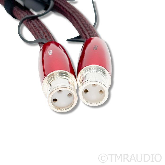 AudioQuest Fire XLR Cables; 0.5m Pair Balanced Interconnects