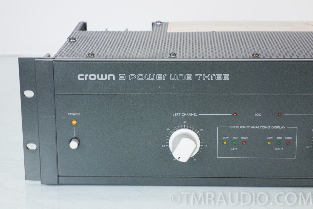 Crown Power Line Three PL-3 Stereo / Mono Power Amplifier