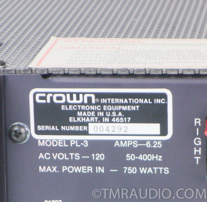 Crown PowerLine Three PL-3