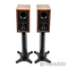 Dynaudio Heritage Special Bookshelf Speakers; Walnut Pair w/ Stands