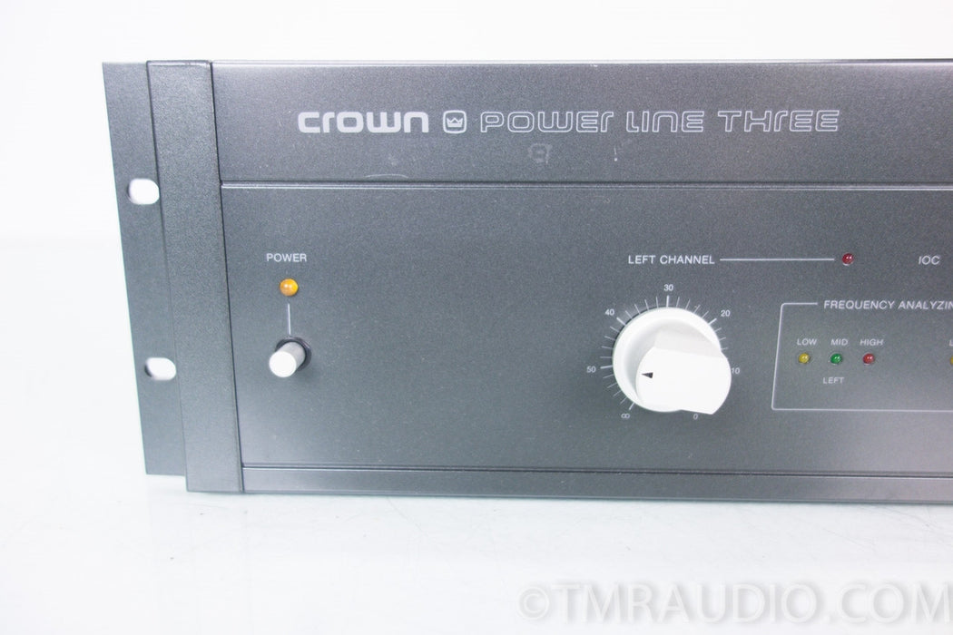 Crown PowerLine Three PL-3 Stereo / Mono Power Line Amplifier