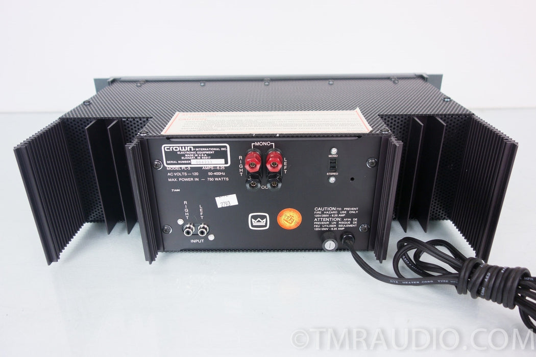 Crown PowerLine Three PL-3 Stereo / Mono Power Line Amplifier