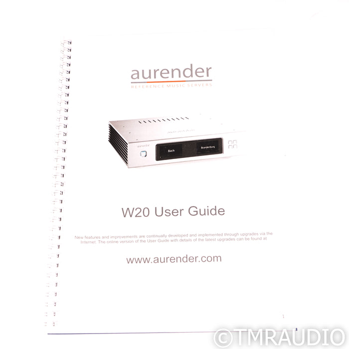 Aurender W20 Network Streamer; 10TB (Warranty)