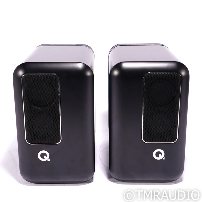 Q Acoustics Q Active 200 Wireless Bookshelf Speakers; Black Pair w/ QHub