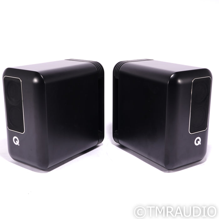Q Acoustics Q Active 200 Wireless Bookshelf Speakers; Black Pair w/ QHub