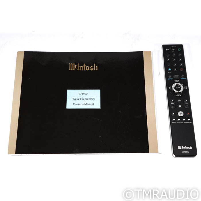 McIntosh D1100 Digital Preamplifier / DAC; D/A Converter