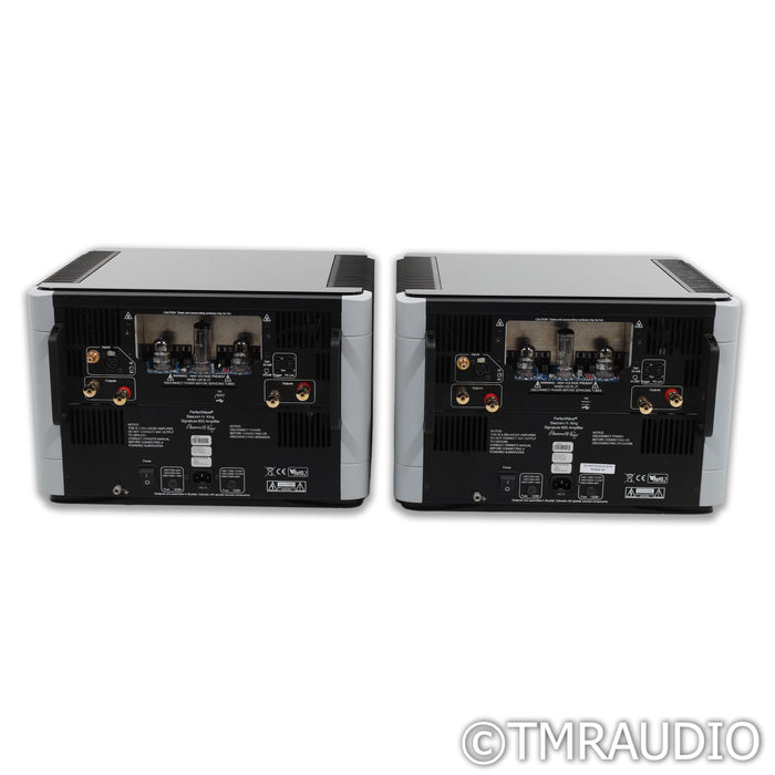 PS Audio BHK 600 Signature Tube Hybrid Monoblock Power Amplifiers; Silver Pair